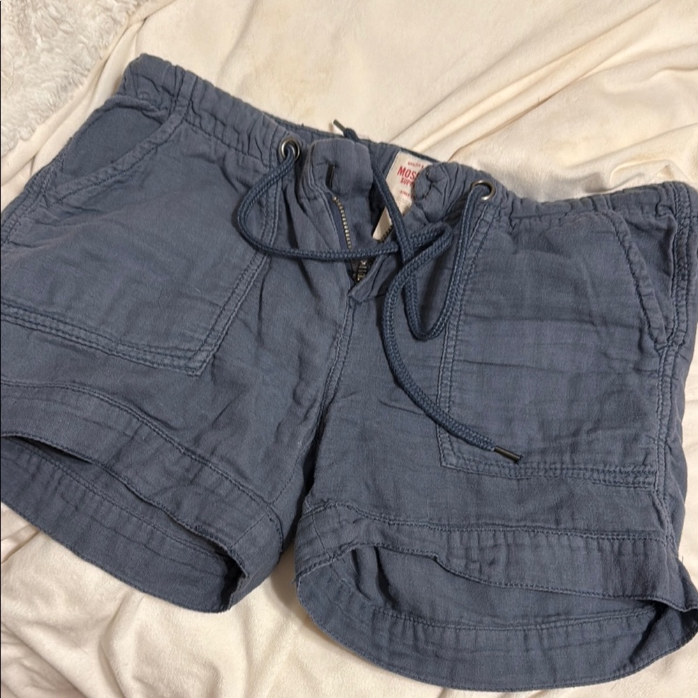Mossimo Supply Co Blue Cargo Shorts Relaxed Fit
